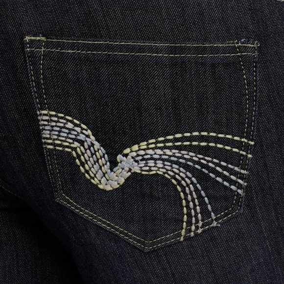 OH! MAMMA Blue Cuffed Capri Jeans with Full Panel  👶 NEW WITH TAG! - Picture 3 of 14